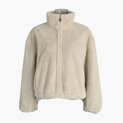 Veste femme élégante style urbain coupe oversize pour l'hiver