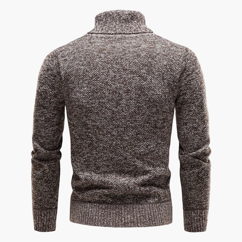Pull à col roulé style classique pour homme – Élégance urbaine et confort quotidien