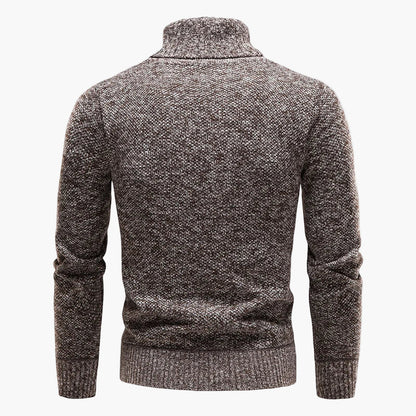 Pull à col roulé style classique pour homme – Élégance urbaine et confort quotidien