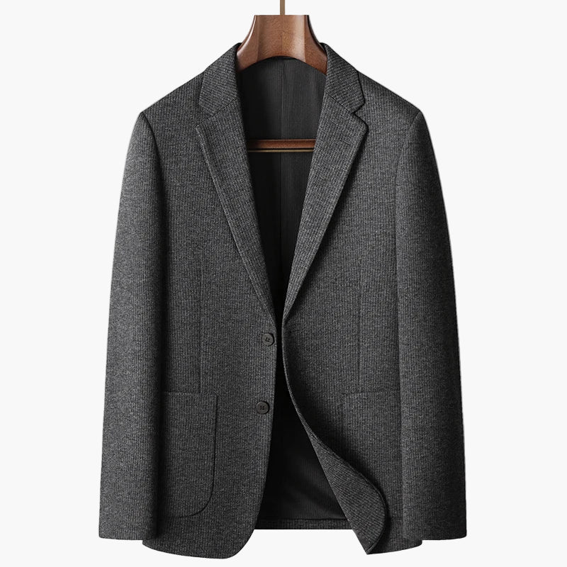 Veste Blazer Homme Élégant Style Business Décontracté pour Bureau et Occasions Formelles