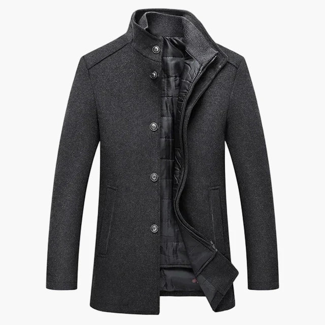 Manteau classique pour homme - Élégance urbaine et chaleur hivernale