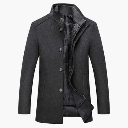 Manteau classique pour homme - Élégance urbaine et chaleur hivernale