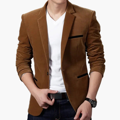 Blazer décontracté pour homme style moderne – Idéal pour sorties et bureau