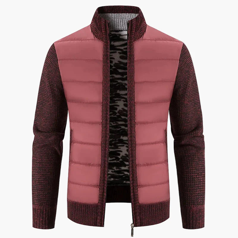 Veste décontractée pour homme style urbain à manches longues avec fermeture éclair