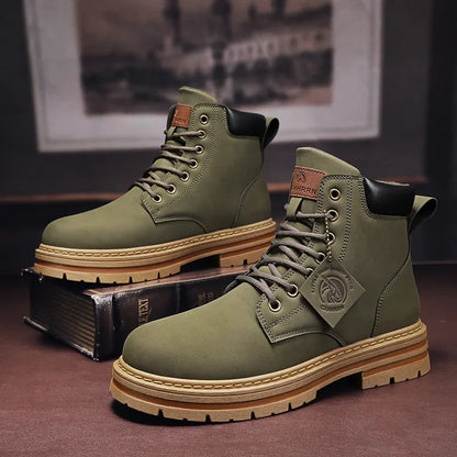 Bob – Bottes de Moto en Cuir pour Homme