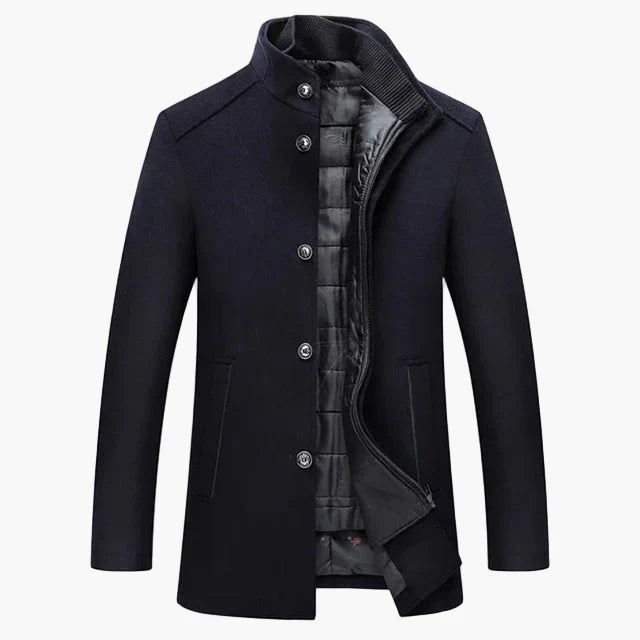 Manteau classique pour homme - Élégance urbaine et chaleur hivernale