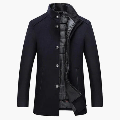Manteau classique pour homme - Élégance urbaine et chaleur hivernale