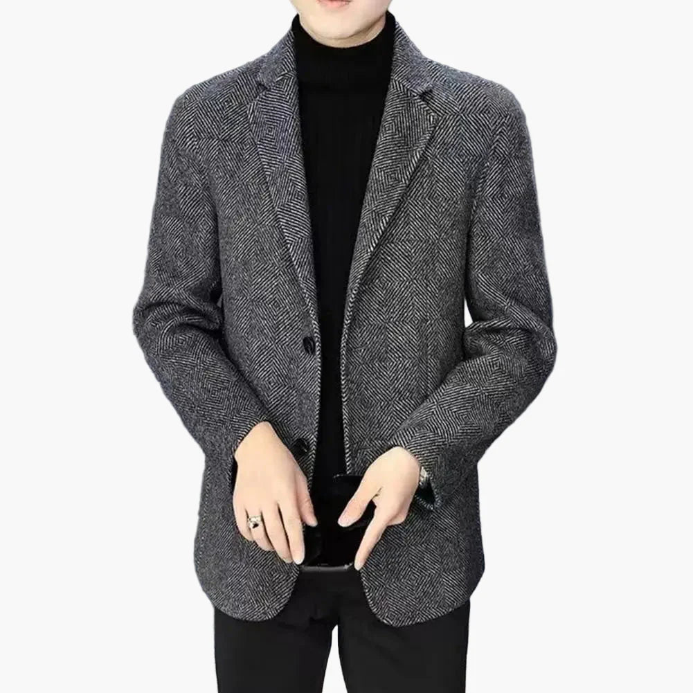 Blazer Homme Élégant Style Décontracté pour Affaires et Sorties