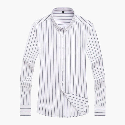 Chemise à Rayures Élégante pour Homme – Style Classique et Polyvalent