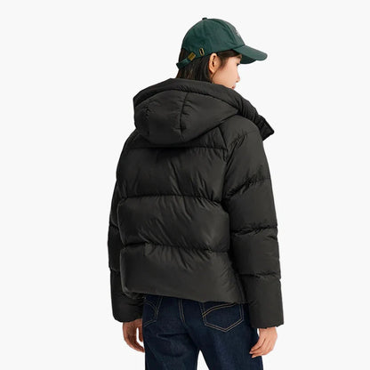 Doudoune Femme Élégante à Capuche Style Décontracté pour Hiver