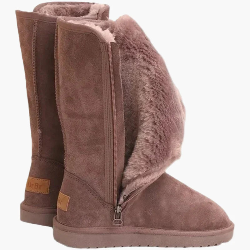 Bottes d'hiver hautes pour femme style décontracté urbain