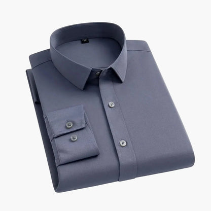 Chemise habillée extensible pour homme - Style élégant et confortable pour affaires et occasions spéciales