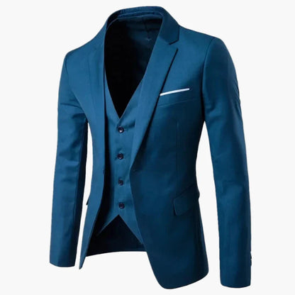 Veste de costume homme élégante coupe slim pour affaires et occasions formelles