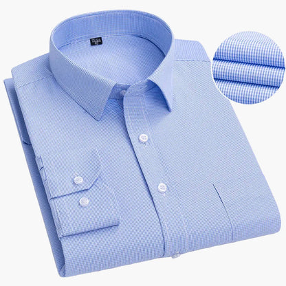 Chemise habillée à rayures pour homme - Élégance professionnelle et style moderne