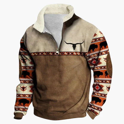 Sweat-shirt style western pour homme - Mode décontractée Wild West
