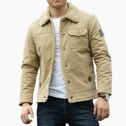 Veste décontractée style aviateur pour homme - idéale pour l'extérieur et la ville