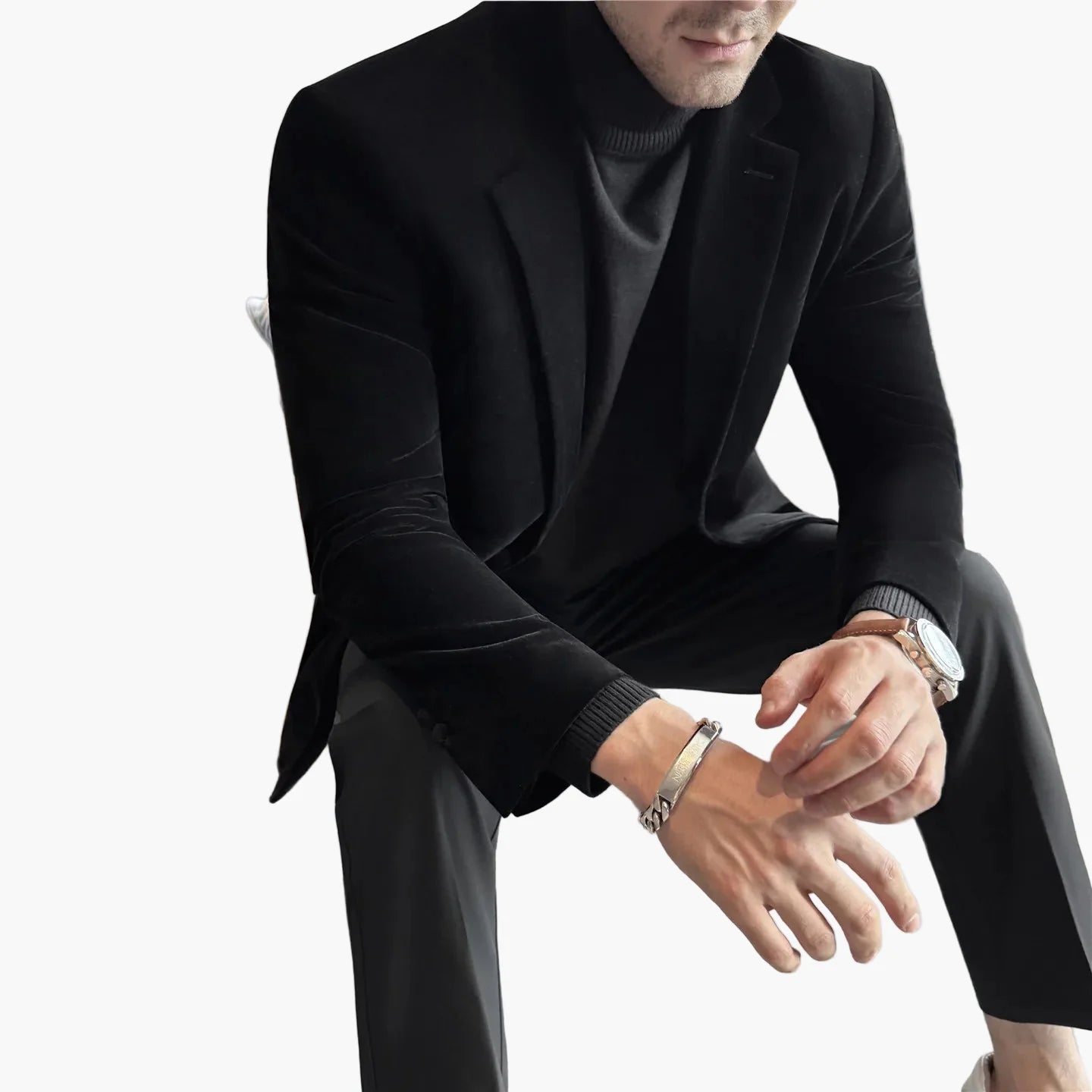 Blazer homme élégant style business casual pour occasions formelles et professionnelles