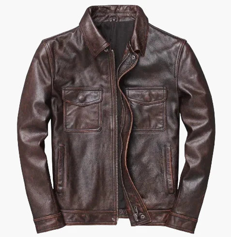Veste motard ajustée pour homme style urbain tendance