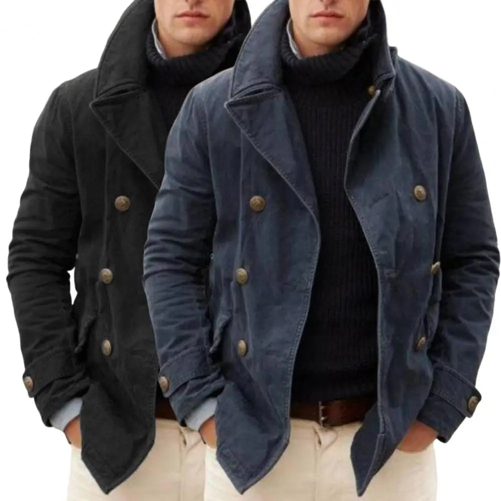 Shaun – Manteau Long Imperméable d'Hiver pour Hommes