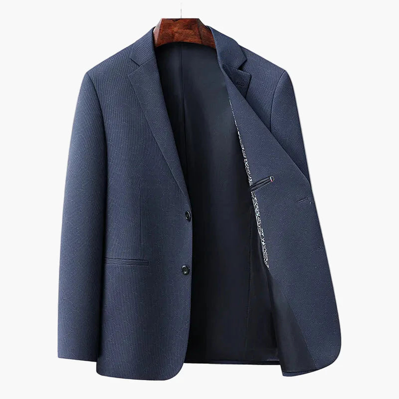 Veste de costume homme élégante style affaires, coupe moderne, idéale pour bureau et événements formels