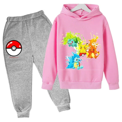 Esme – Ensemble Hoodie et Pantalon Pikachu pour Enfants pour Confort et Style