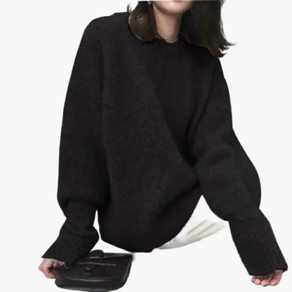 Pull ample style rétro pour femme – Mode décontractée automne hiver