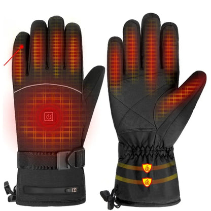 Diana – Gants Thermiques Chauffants Imperméables Unisex pour Sports d'Hiver