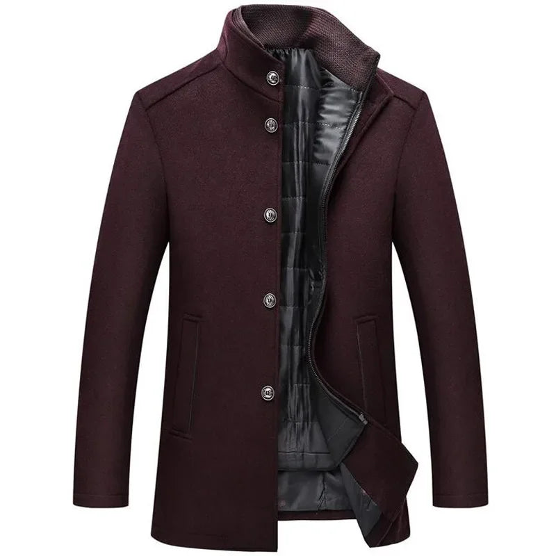 Manteau élégant pour homme style urbain - Idéal automne et hiver