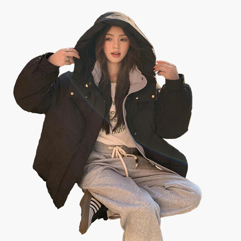 Veste matelassée décontractée femme style cocooning hiver