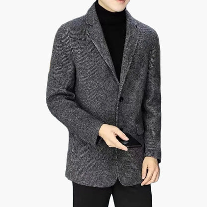 Blazer Homme Élégant Style Décontracté pour Affaires et Sorties