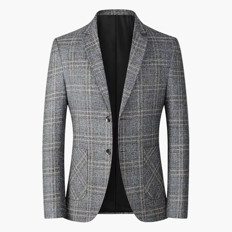 Veste de costume homme élégante à carreaux style business et loisirs