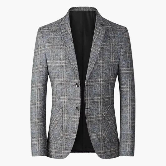 Veste de costume homme élégante à carreaux style business et loisirs