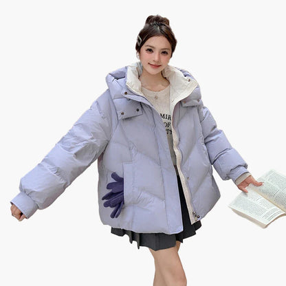 Veste matelassée décontractée femme style cocooning hiver