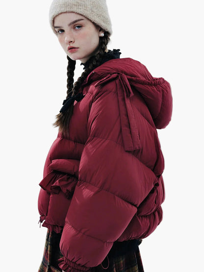 Veste matelassée oversize femme style rétro décontracté d'hiver