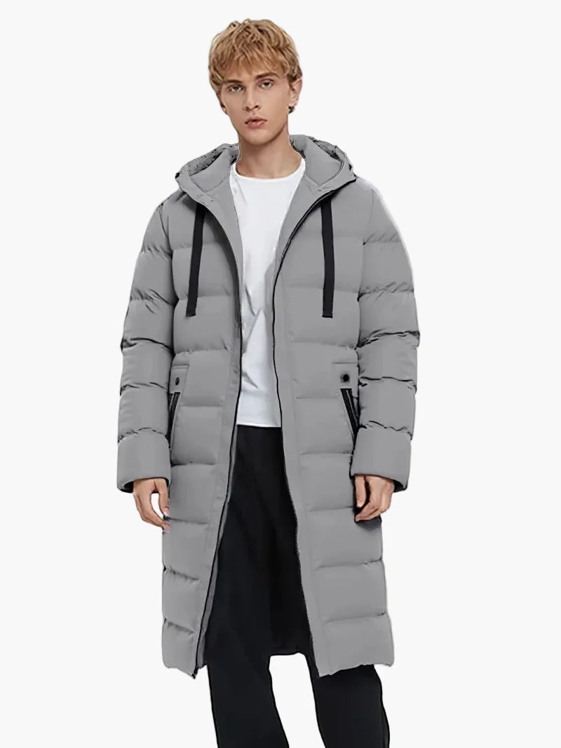Manteau long d'hiver homme style parka urbaine polyvalente pour usage quotidien et activités extérieures