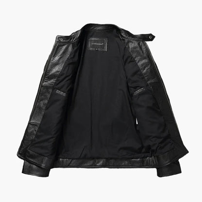 Veste motard ajustée pour homme style urbain tendance