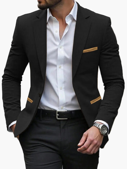 Veste Blazer Homme Élégant Style Moderne pour Affaires et Occasions Spéciales