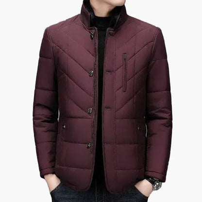 Veste matelassée élégante pour homme, style moderne, idéale pour l’hiver et les occasions décontractées