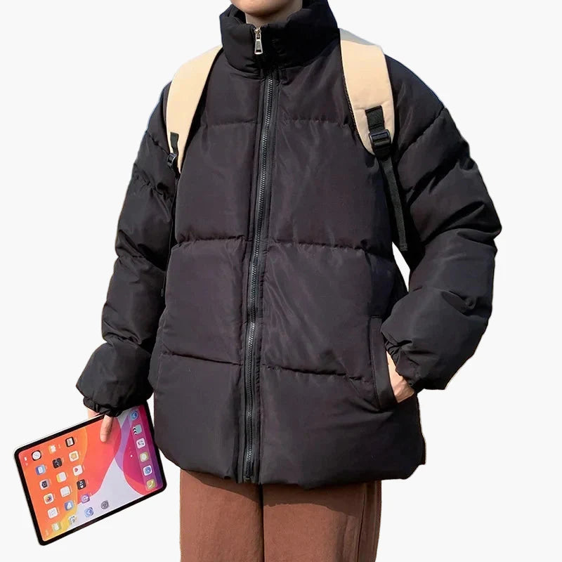 Veste matelassée décontractée style coréen pour homme – Idéale pour étudiants et usage quotidien