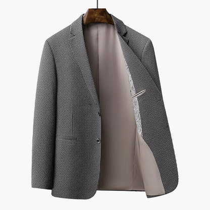 Veste de costume homme élégante style affaires, coupe moderne, idéale pour bureau et événements formels