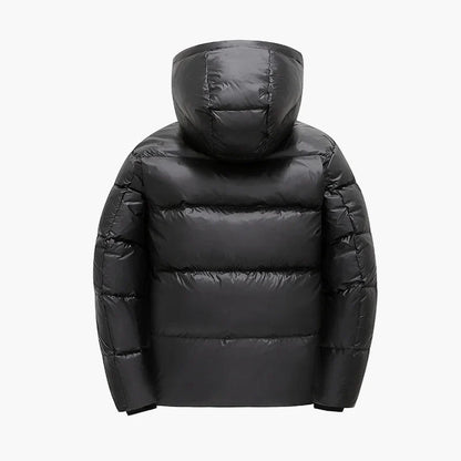 Doudoune Homme Style Urbain à Capuche pour Hiver - Veste Matelassée Décontractée