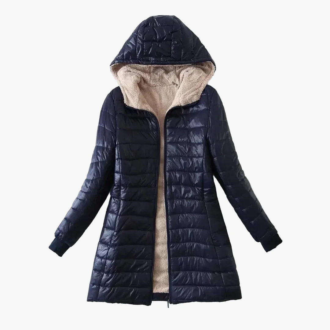Manteau d'hiver matelassé à capuche pour femme, style urbain décontracté