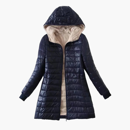Manteau d'hiver matelassé à capuche pour femme, style urbain décontracté