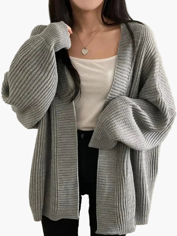 Cardigan ample décontracté pour femme, style quotidien tendance
