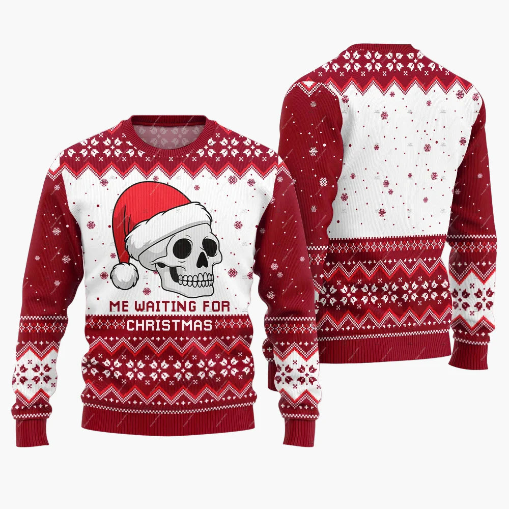 Pull de Noël humoristique "Jingle Balls" pour homme – Style amusant pour les fêtes et soirées décalées