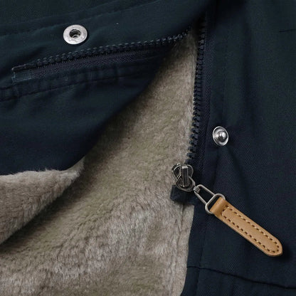 Veste imperméable femme à capuche style trench, doublure chaude, coupe longue tendance, manteau coupe-vent urbain