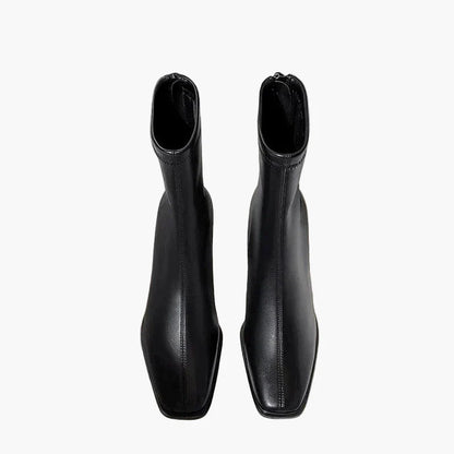 Bottines à talon carré pour femme élégantes et tendance