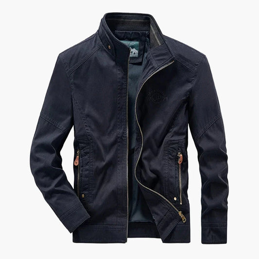 Veste décontractée pour homme style motard idéale pour la mi-saison