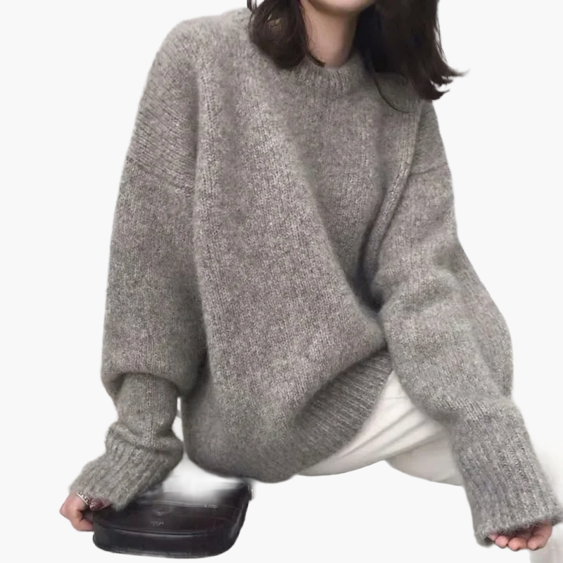Pull ample style rétro pour femme – Mode décontractée automne hiver