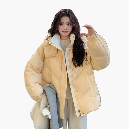 Veste matelassée décontractée femme style cocooning hiver